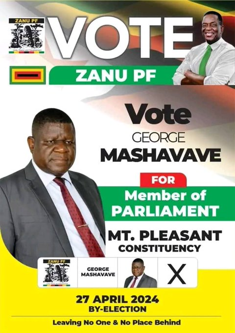 Let's come together, Mount Pleasant residents, to shape a future that we can all be proud of on 27 April 2024. This date signifies a new beginning, a fresh start & an opportunity to work collectively towards a better tomorrow. Vote for George Mashavave as your MP @faz_trust