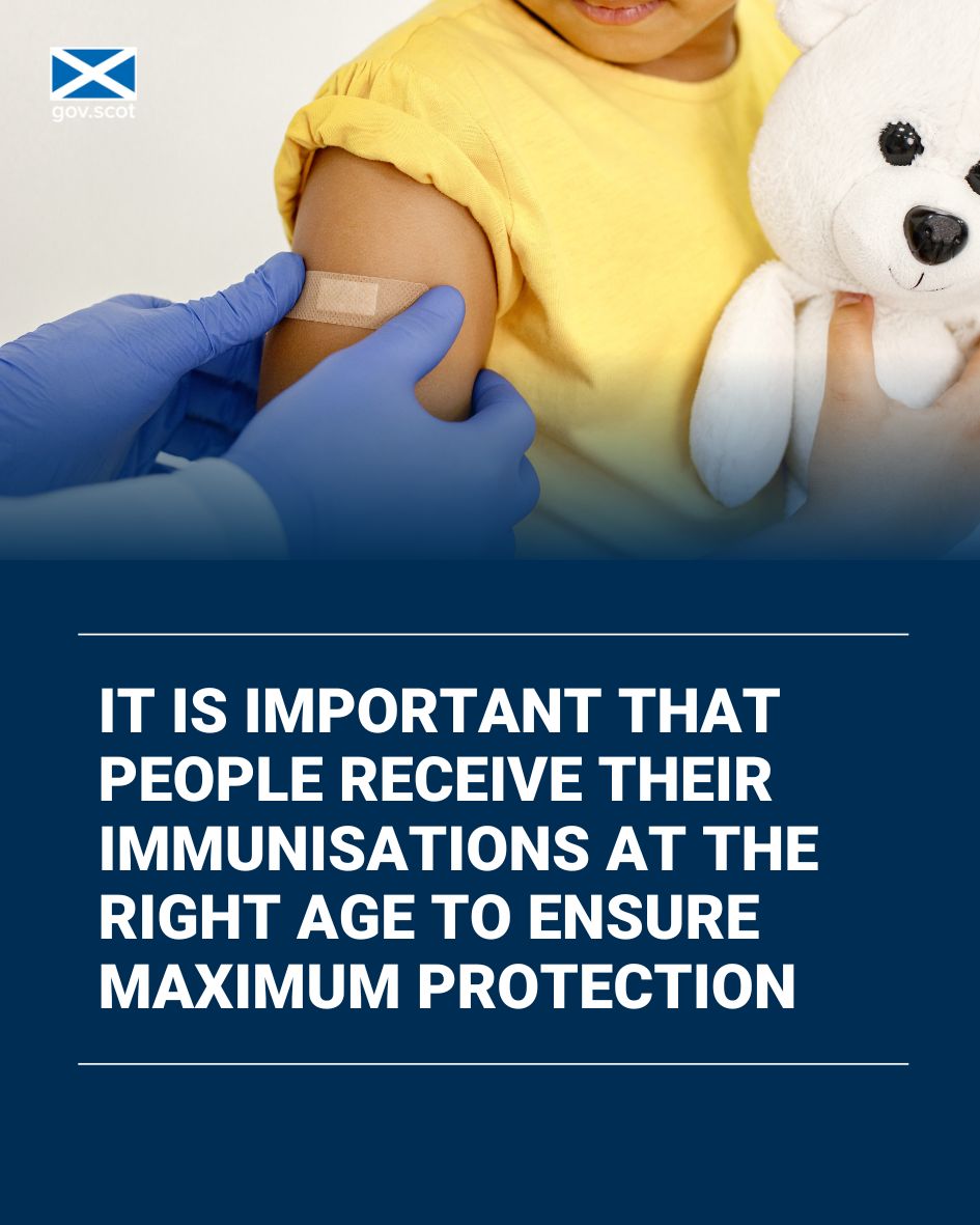 Today marks the start of #WorldImmunisationWeek. Vaccines save lives, prevent outbreaks of serious diseases such as measles and give children and teenagers the best start in life. Find out about immunisations offered at: nhsinform.scot/immunisation #WIW24 #HumanlyPossible