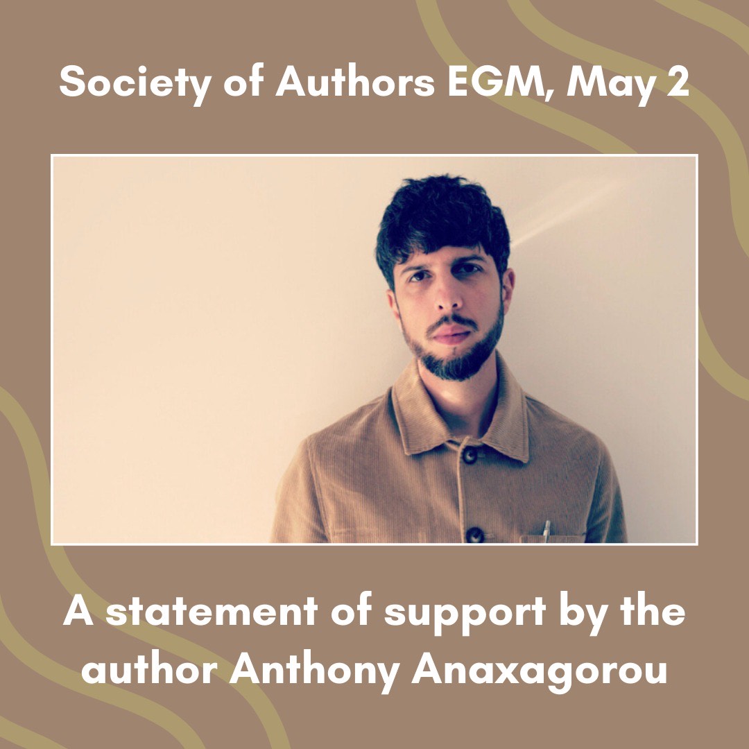 Thank you @Anthony1983 for endorsing Fossil Free Books, joining many other authors, illustrators and translators, in a call to support our @Soc_of_Authors resolutions & vote for them at the upcoming May 2nd EGM. 🖊️🌱 Deadline to register to vote is this Friday, April 29th!