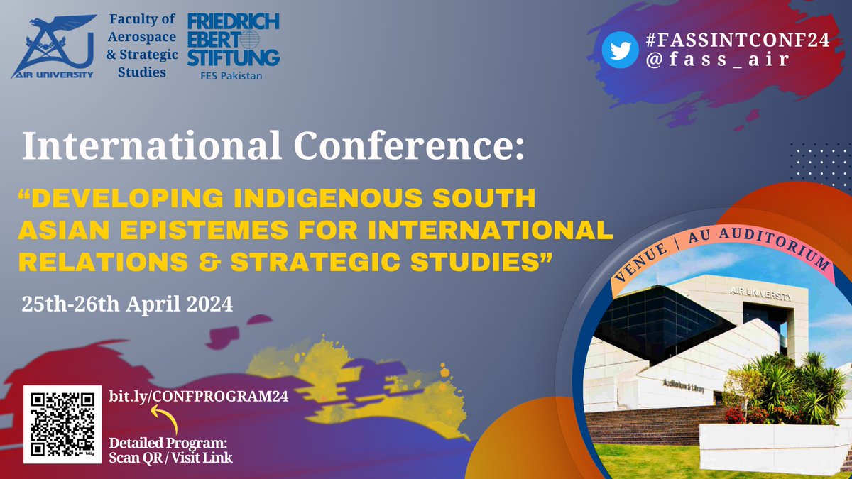 T minus 18 hrs left !! The response has been overwhelming, and we are not the only ones excited for #FASSINTCONF24, in collaboration with @FES_PAK. Check out our digital program at 👇 bit.ly/CONFPROGRAM24 See 📌 tweet for how to join online.