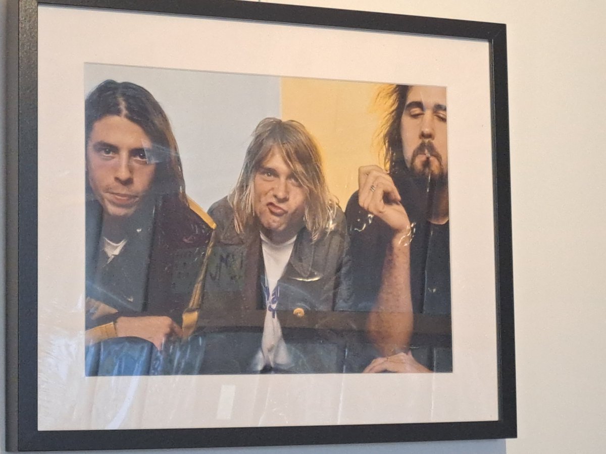 #MusicTourism 

#Deptford #RecordShop 'Upside Down'
has an A J Barratt #photography exhibition - and more. Pictured: #Nirvana 

A friendly, welcoming place for #vinyl fans of  instagram.com/upsidedownreco…

#SELondon