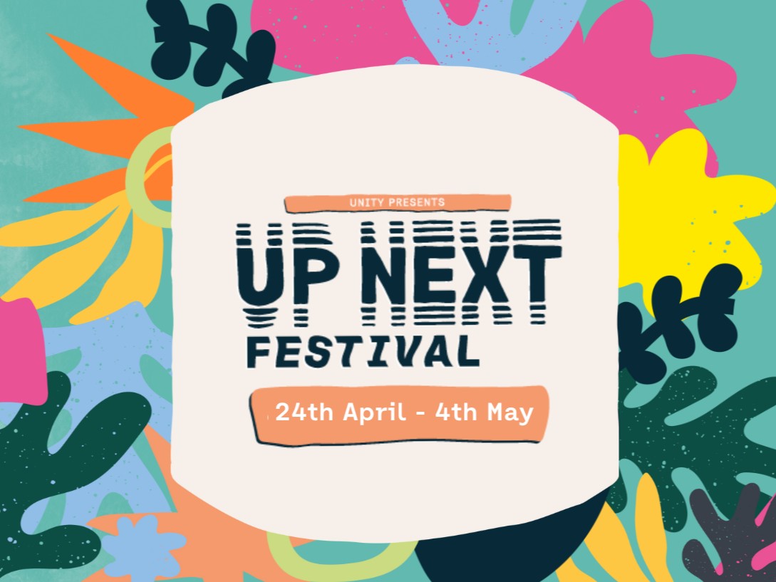 #Festival | 🎉 @unitytheatre's Up Next Festival starts today! ✨ With a packed theatre programme, the first #UpNext Comedy Night, exhibitions, DJs, panel discussions, events + more. Don't miss out! 🎟️ 👉 bit.ly/3v1qXfr