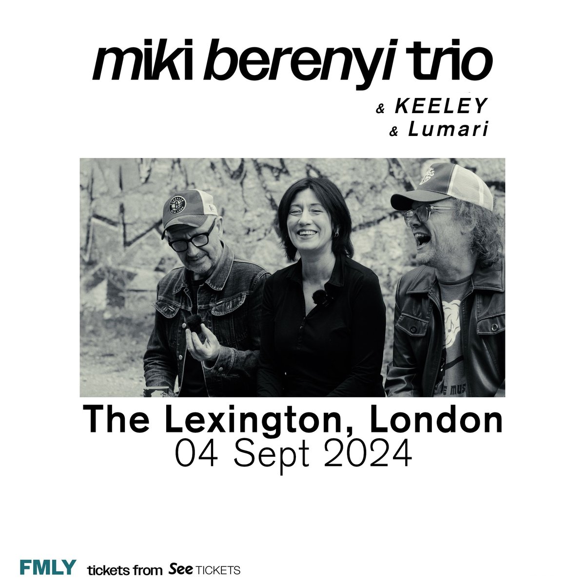 Lexington show with @KEELEYsound and Lumari on Weds 4 Sept - with super-duper @inner_strings ! seetickets.com/event/the-miki…