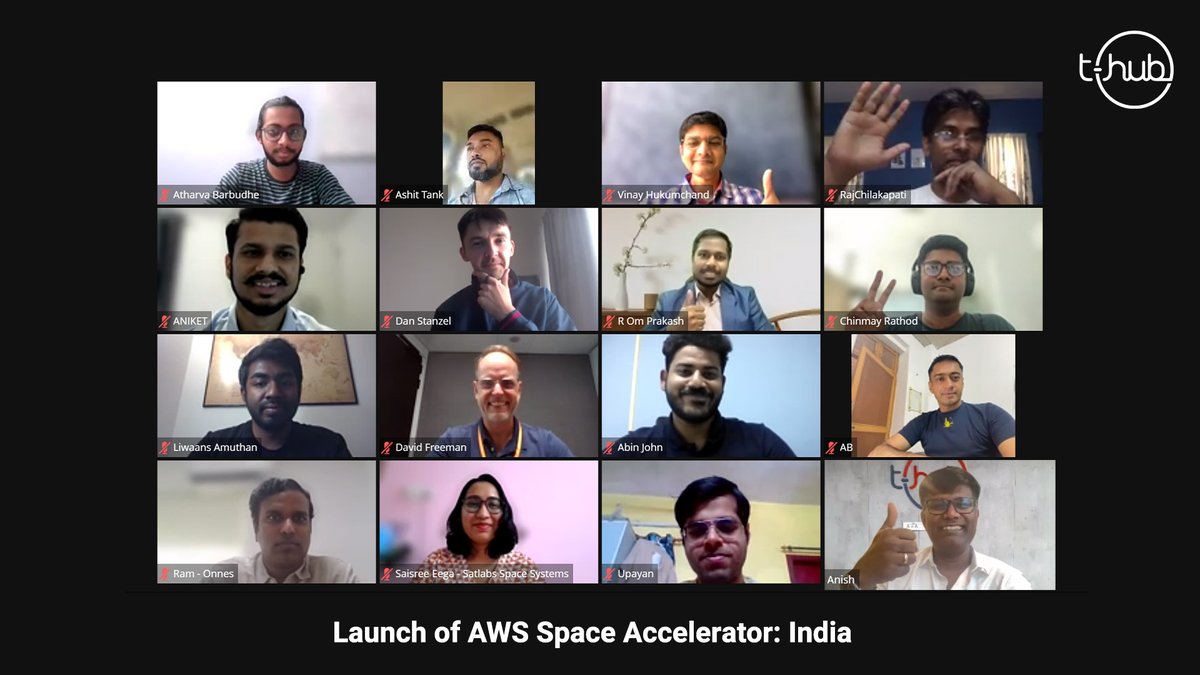 We are thrilled to announce the successful launch of the AWS #Space #Accelerator: #India program, presented by #AWS & supported by T-Hub and Minfy. Out of 150 screened applications, 25 startups were selected. Congratulations to all the selected startups.