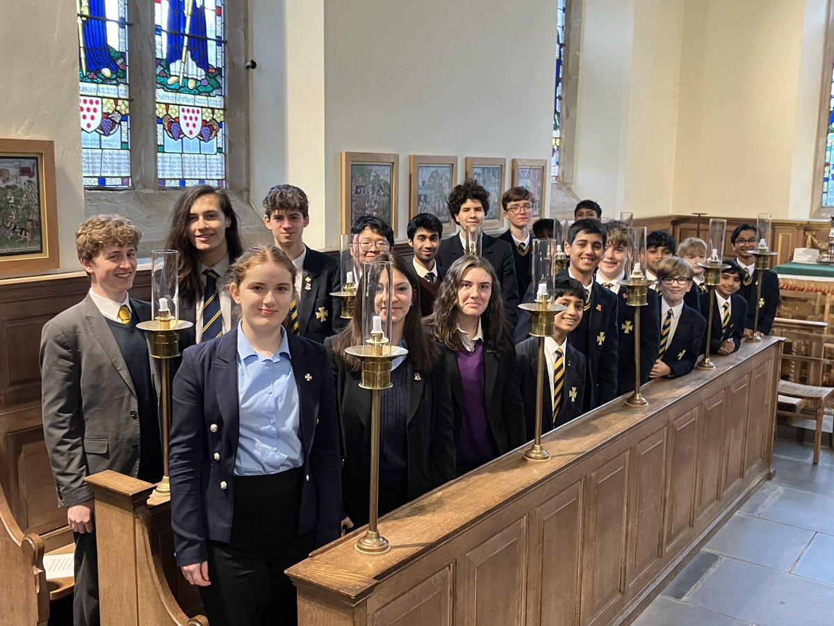 Final Chapel service of the year with everyone present before the exam season starts. Thank you for singing SATB of Immortal, Invisible so wonderfully today.
