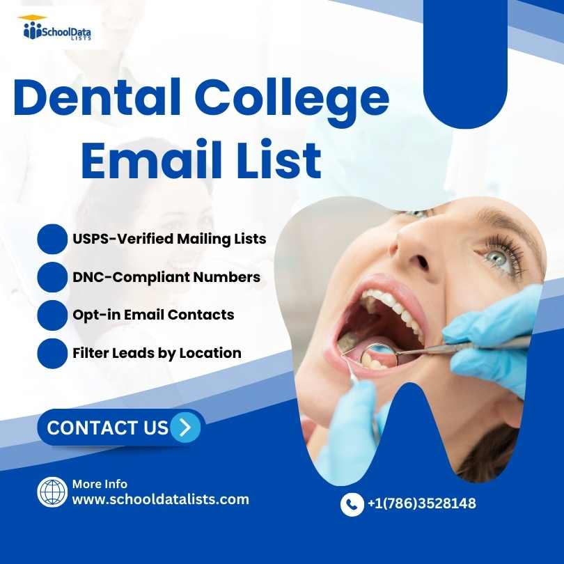 Gain access to a vast database of contacts including students, faculty, and industry professionals.
schooldatalists.com/database/denta…

#DentalCollege #DentalEducation #DentalStudents #HigherEducation #Networking #EmailMarketing #DentalProfessionals #EducationContacts