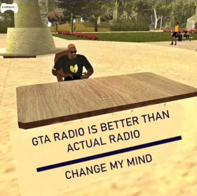 I won't change his mind, cause he's me! #GTA radio is GOATed and it could only get better by featuring more @WuTangClan! #SUUUU #AIW #AIWorlds