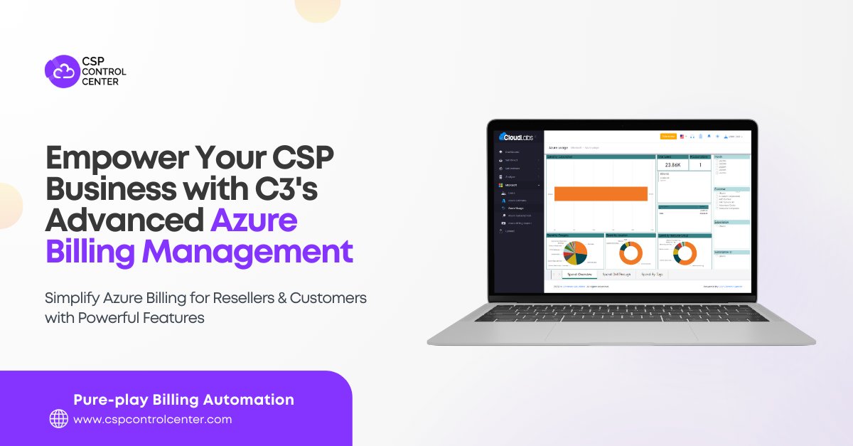 CSP Control Center streamlines your Azure billing experience with powerful features:
✅ Azure Usage-based Subscriptions
✅ Manage Cost Control
✅Azure Cost Estimates
✅Azure Budgets

Learn more cspcontrolcenter.com/features/
#mspartner #azurecloudservices #MicrosoftCSP