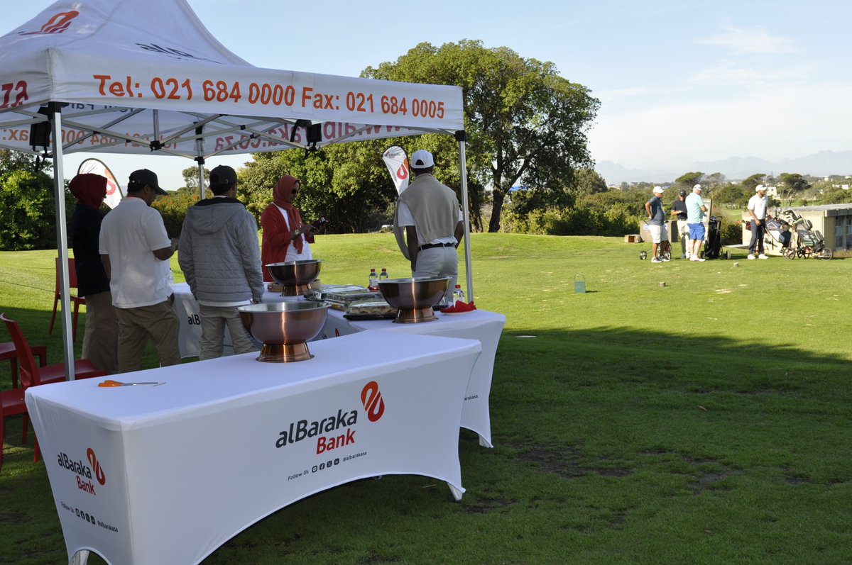 @AlbarakaSA Entertained their clients and golfers alike with great engagement taking place. Thank you Albaraka Bank as our bankers for always supporting our events of this nature. #GolfDayFundraiser #BreakingBoundaries