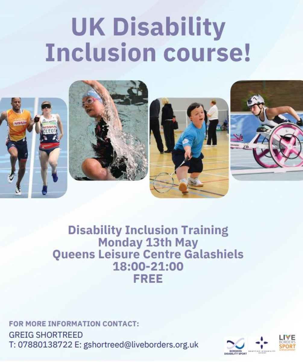 Upcoming Disability Opportunities - Training and Taster Sessions!