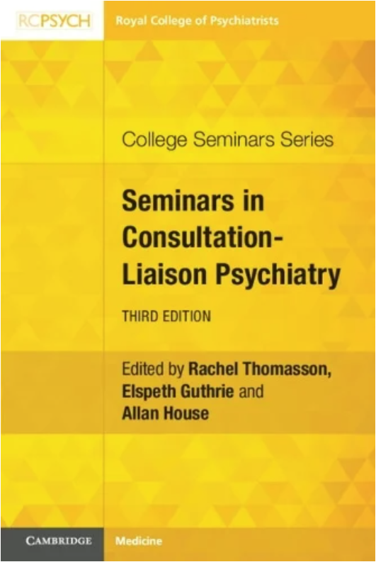 Congratulations to Dr Rachel Thomasson, Consultant Neuropsychiatrist at @SalfordCO_NHS, who has co-edited a new textbook 'Seminars in Consultation-Liaison Psychiatry' This book is now available through the NCA libraries, check it out here: search.ebscohost.com/login.aspx?dir…