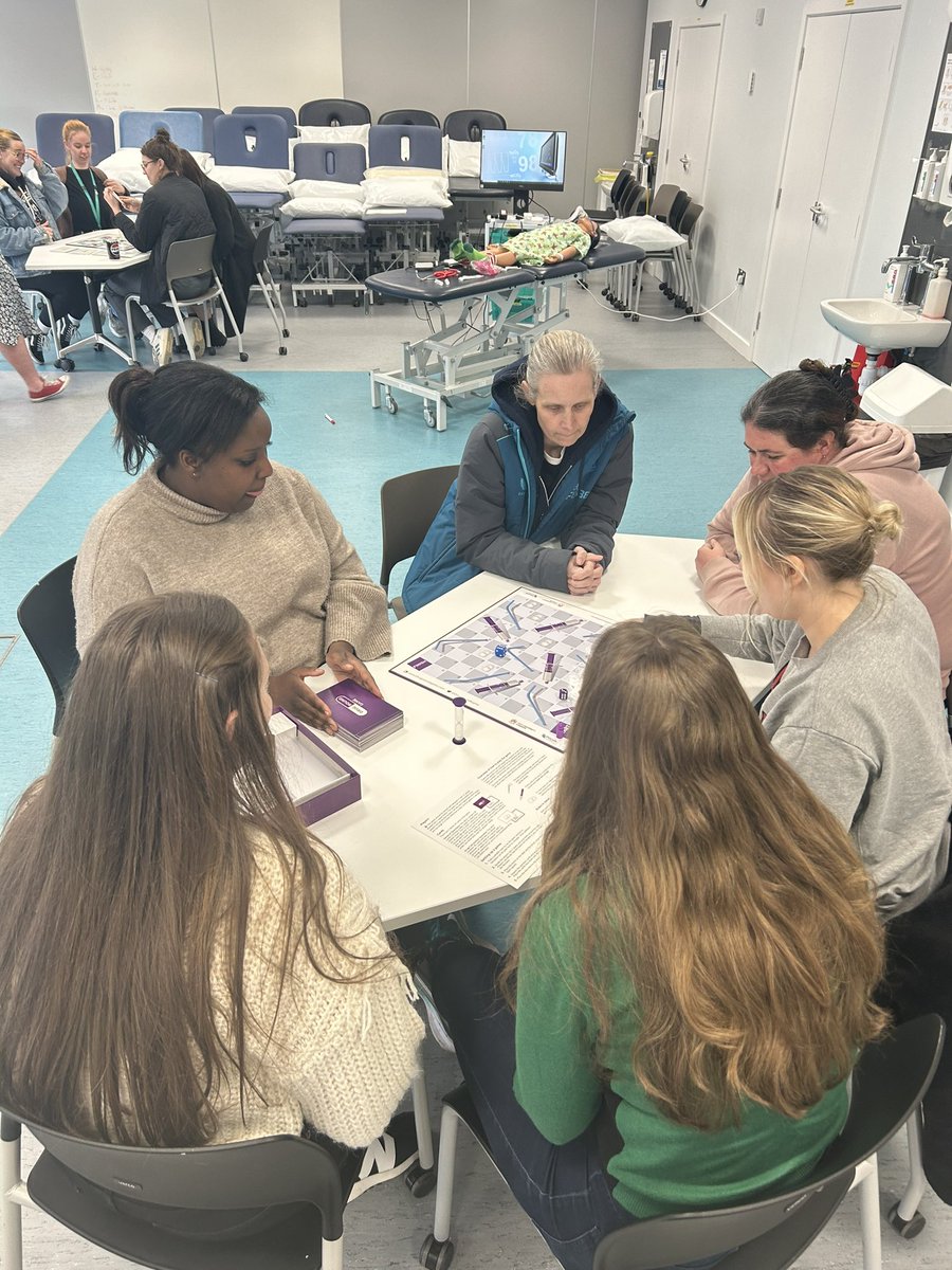 PCCUed_NUH's tweet photo. What a great start to our pilot level 1/2 PCC QIS course! Innovative education using board games and escape rooms to explore how we communicate within teams and demonstrate our leadership skills @PCCUatNCH @UoN_SHS @SFHFT @PICSociety @nottmchildrens @wilsjo @liz_bailey772 https://t.co/LUoO7CC0qI