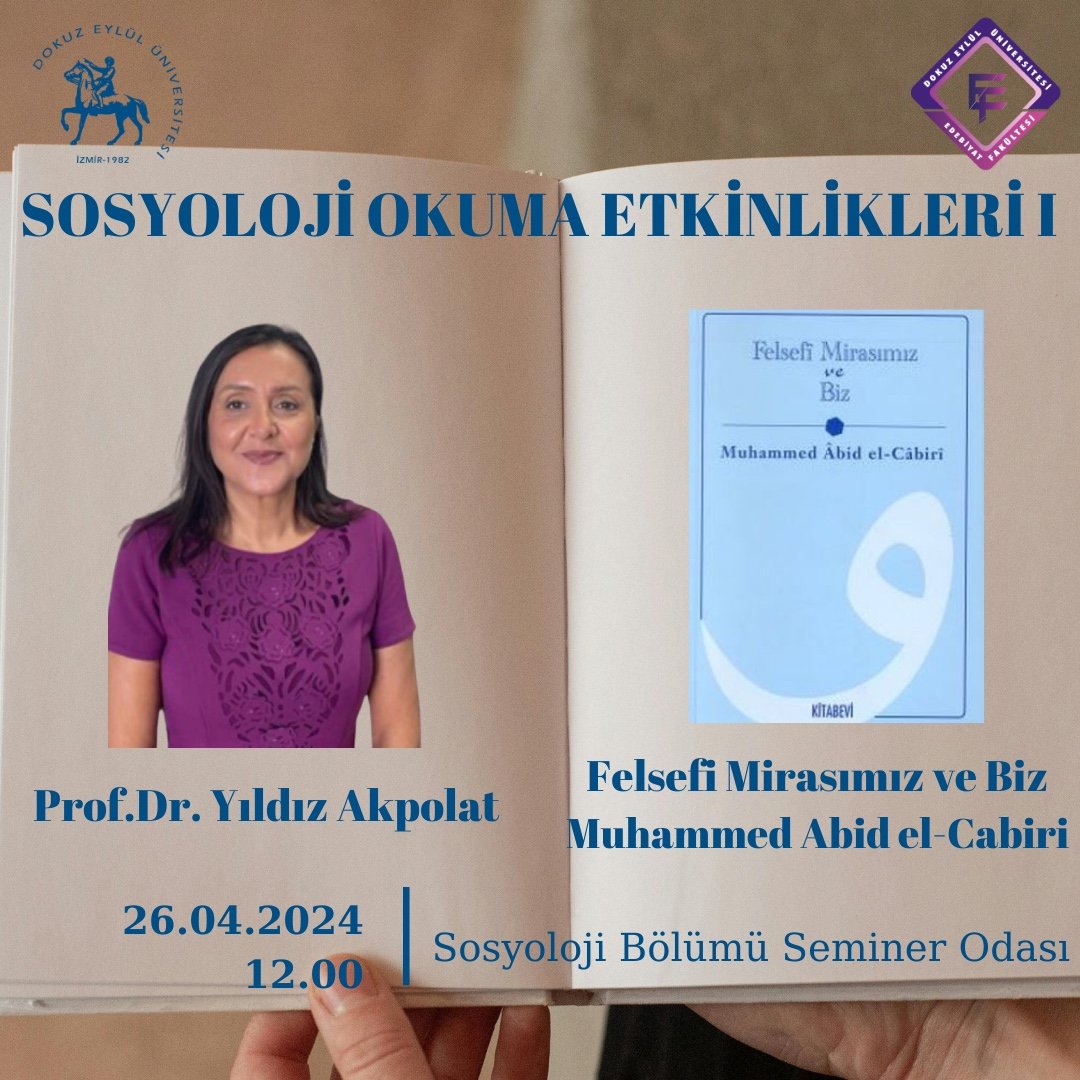 Dokuz Eylül Üniversitesi Sosyoloji Bölümü (@deu_sosyoloji) on Twitter photo 