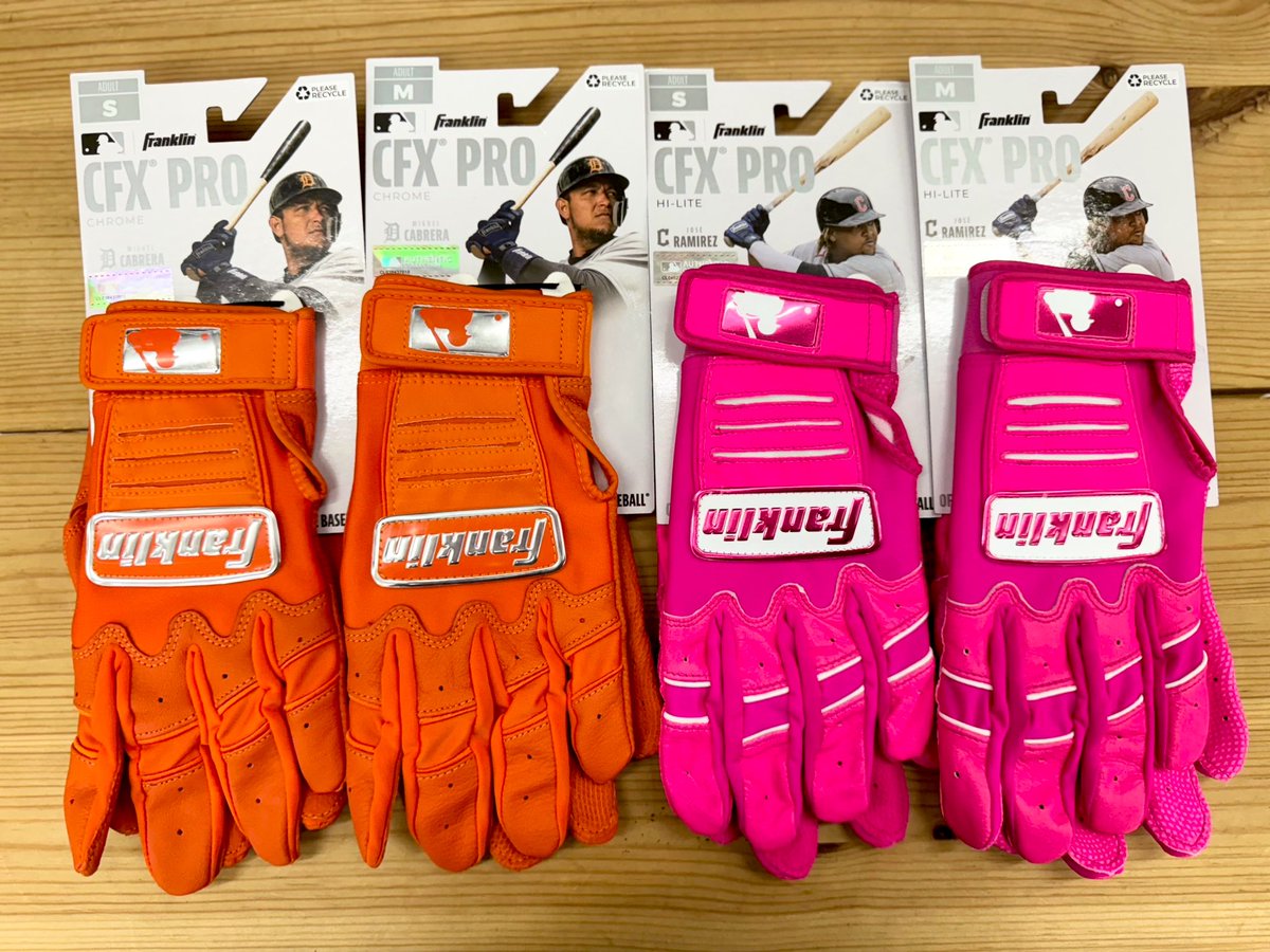 Franklin バッティング手袋 Pink? Orange? Sサイズ Mサイズ 2色入荷 