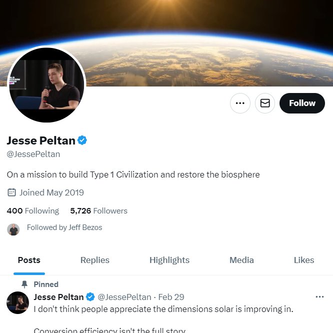 🆕 @JeffBezos has started following @JessePeltan