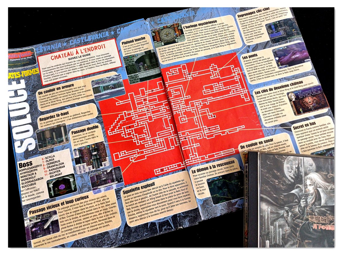 MisterKyleHyde's tweet photo. Une autre soluce qui m'a bien aidé à atteindre un certain "200,6%" étant gosse !!!! #soluce #castlevania #sotn #beforeinternet #retrogaming #souvenir https://t.co/r1zxl0a3mt