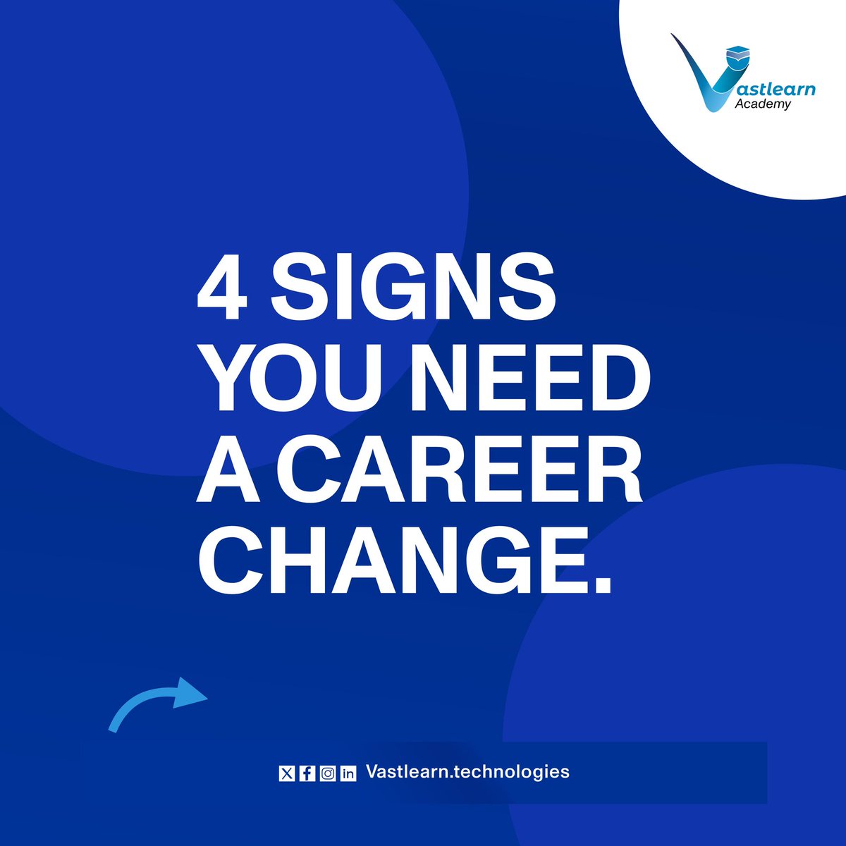 vastlearn's tweet photo. Change is a constant thing and yes its bound to happen career wise.''Is it time to hit the refresh button on your career?Check out these four signs that could be signaling it's time for a change. #Change#Vastlearn https://t.co/TGI9PYJwU3