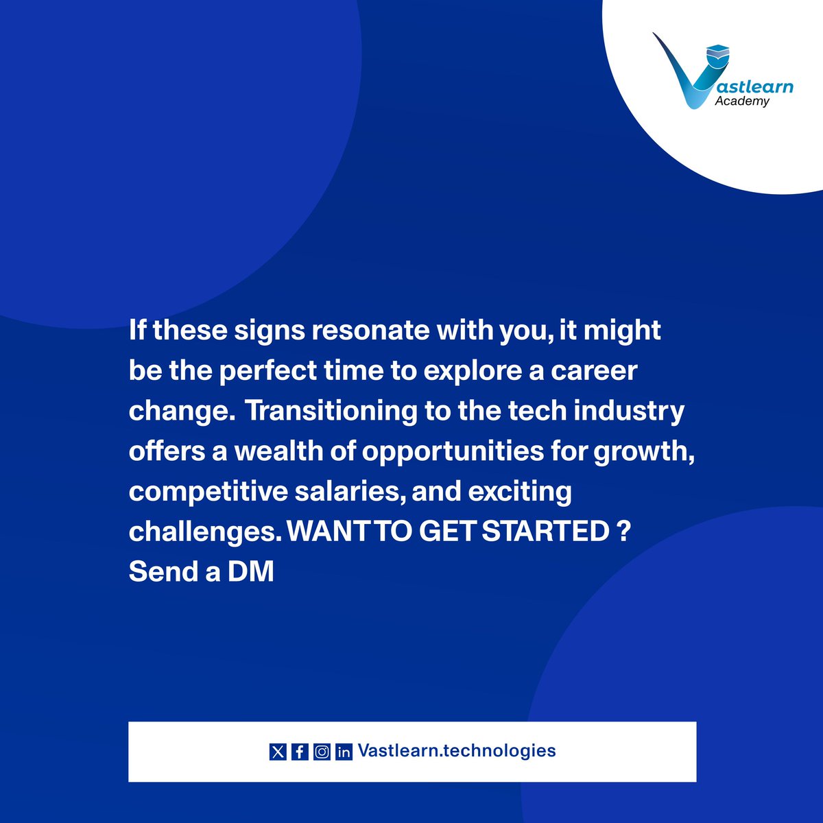 vastlearn's tweet photo. Change is a constant thing and yes its bound to happen career wise.''Is it time to hit the refresh button on your career?Check out these four signs that could be signaling it's time for a change. #Change#Vastlearn https://t.co/fwCaNzNrWt