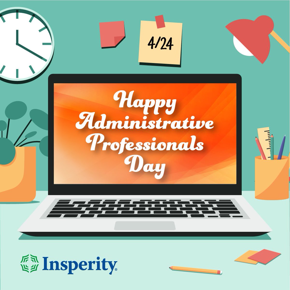 Celebrating the backbone of our success: our amazing administrative professionals! Your hard work, expertise, & unstoppable attitude keep the wheels of our organization turning. Thank you for making a difference every day. 👩‍💼👨‍💼✨ #AdministrativeProfessionalsDay #Insperity