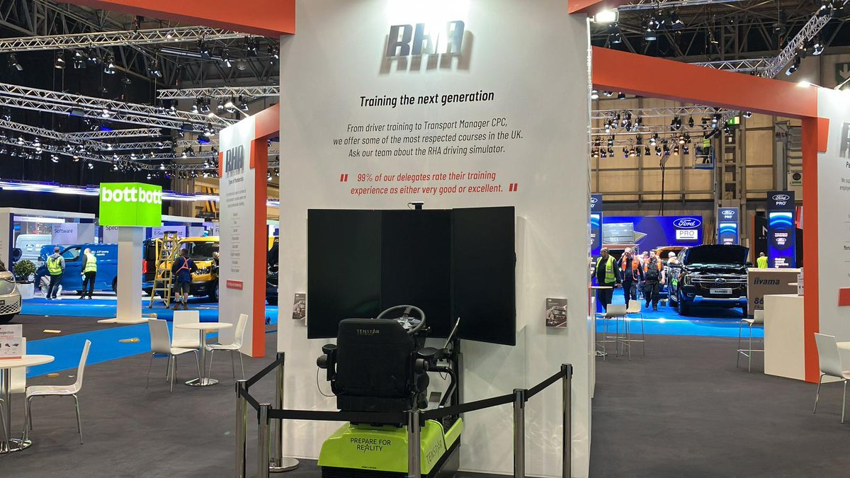 Great to see the hard work of our creative team out in the wild - check out the @RHANews' stand at the #CVshow2024, complete with RHA Training's Truck Simulator! 🤩👇