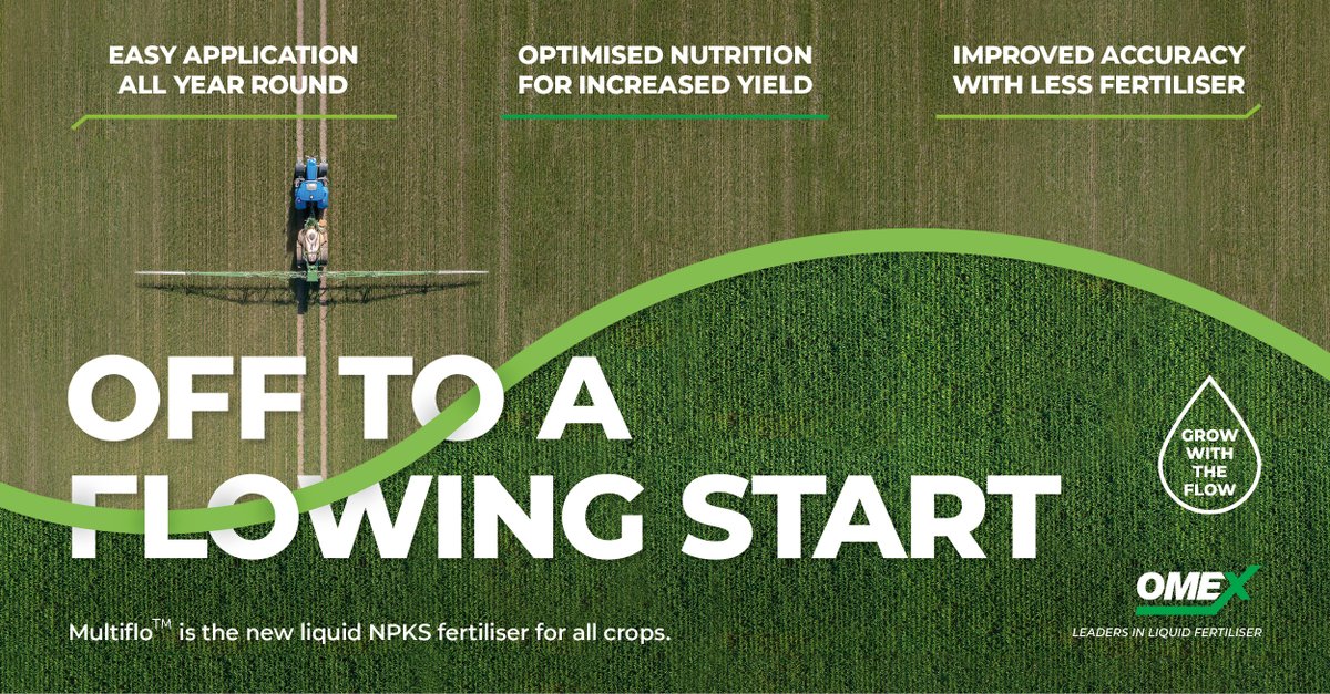Who choose a liquid NPK+S fertiliser? 💧Full nutrient analysis within each droplet 🌱Improved accuracy with less fertiliser 🧪100% soluble P for improved rooting #GrowWithTheFlow