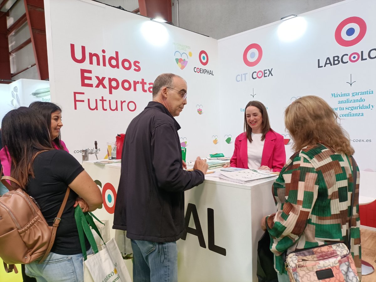 Coexphal's tweet photo. ¡Ya estamos aquí! 
👉 Arranca #Expolevante2024
📍Puedes visitarnos en nuestro stand 7/8 del pabellón 1.
Te esperamos 👌
#coexphal #expolevante https://t.co/YhDrwAFXGG
