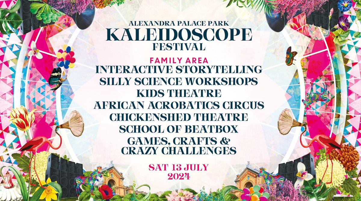 Kaleidoscope Festival (@ks_festival) on Twitter photo At Kaleidoscope, we're all about providing fun for all the family 🥳
🎪 The dedicated Family Area nestled in <a href="/yourallypally/">Alexandra Palace</a> Park is a mini festival in itself, designed to entertain young minds the whole day long 🤸
🌈 Explore the programme: kaleidoscope-festival.com/line-up/famili… At Kaleidoscope, we're all about providing fun for all the family 🥳
🎪 The dedicated Family Area nestled in <a href="/yourallypally/">Alexandra Palace</a> Park is a mini festival in itself, designed to entertain young minds the whole day long 🤸
🌈 Explore the programme: kaleidoscope-festival.com/line-up/famili…