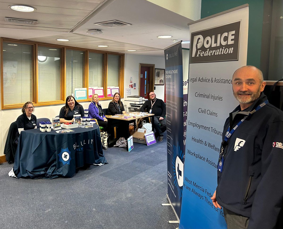 ⭐️So great to be out visiting colleagues in Worcester Police Station yesterday as part of #OpForefront promoting the work of the Federation and catching up with some of our brilliant frontline officers. Find out how your local Fed can support you: bit.ly/4b9k22Z