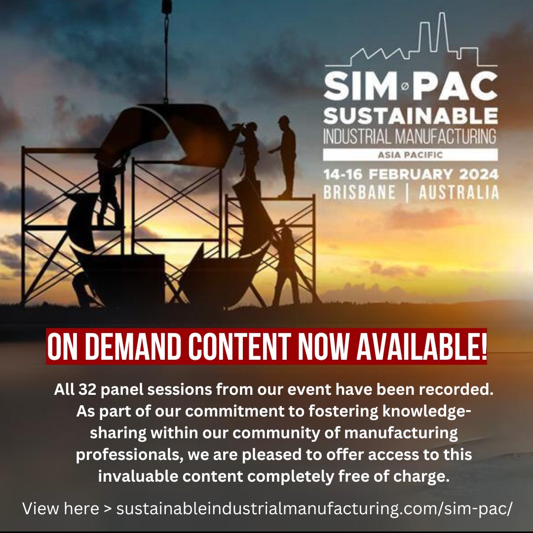 SIM_Event's tweet image. SIMPAC Asia Pacific -  All 32 panel sessions from the event have been recorded. As part of our commitment to fostering knowledge-sharing, we are pleased to offer access to this invaluable content to you completely free of charge.

Gain access here &amp;gt; quartzltd.wufoo.com/forms/z1k9icfj…