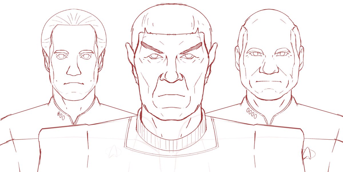 day 1208 of drawing for an hour everyday!! #illustration #digitalart #startrekthenextgeneration