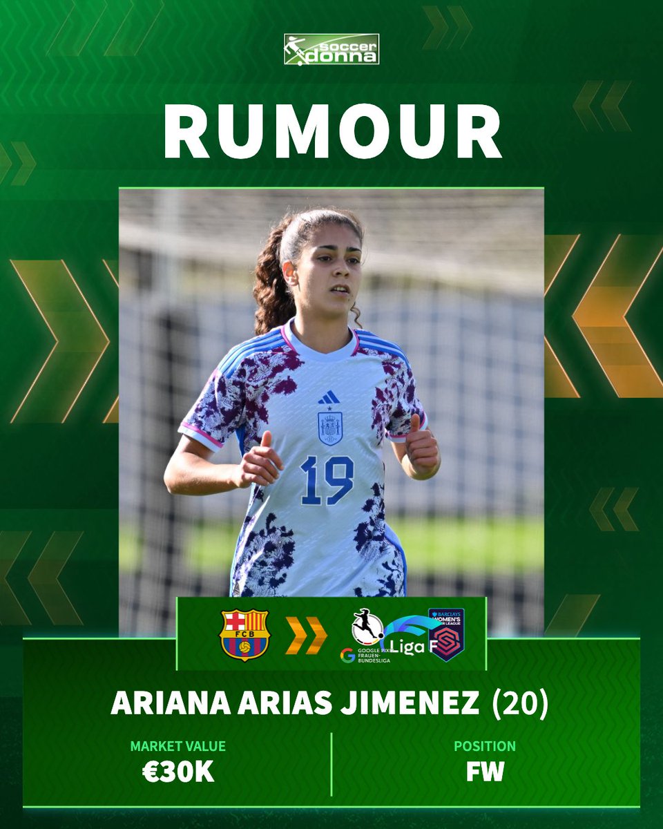 According to @david_menayo , Ariana Arias has many offers from the Bundesliga, Liga F and WSL. #arianaarias #wsl #bundesliga #ligaf