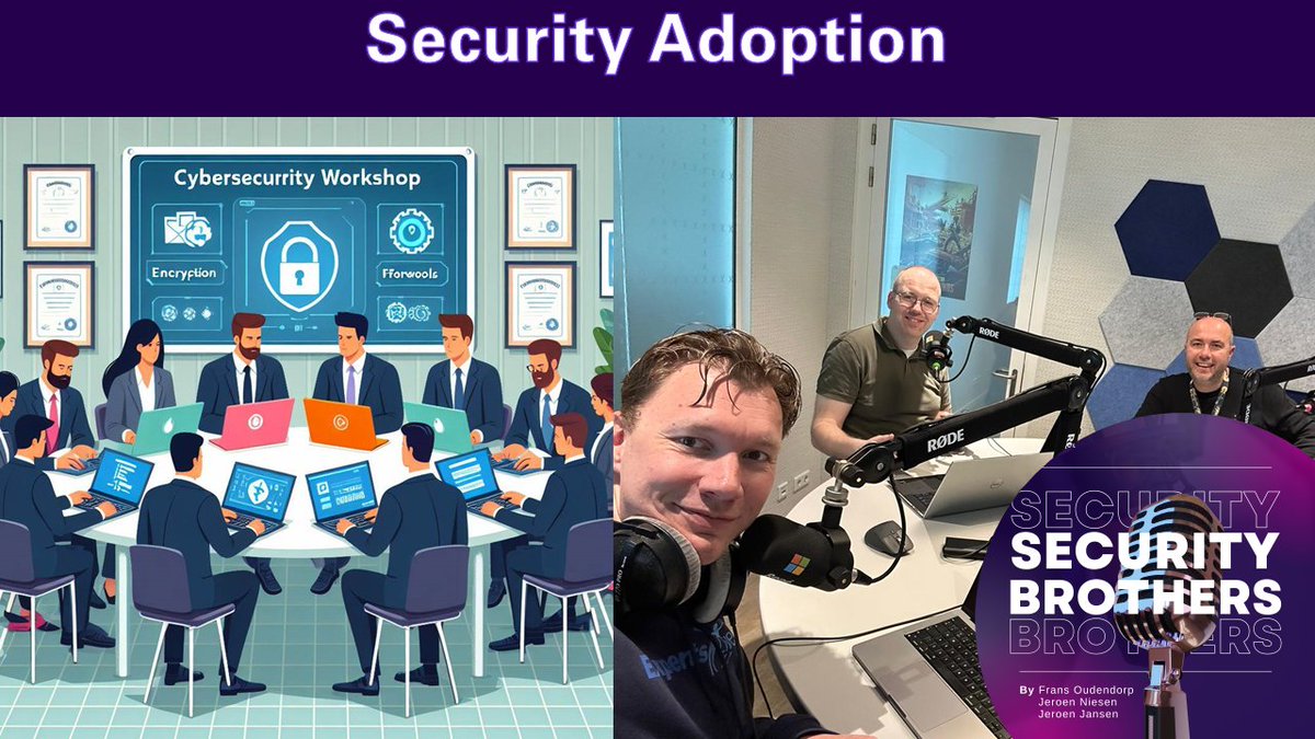 🎙️ Podcast aflevering! 🚨 Luister naar de nieuwste aflevering van de Security Brothers Podcast: “Security Adoptie - Waarom en Hoe?”🛡️💻 🔗 Bekijk de aflevering hier: security-brothers.nl/podcast/2024/0… #SecurityBrothers