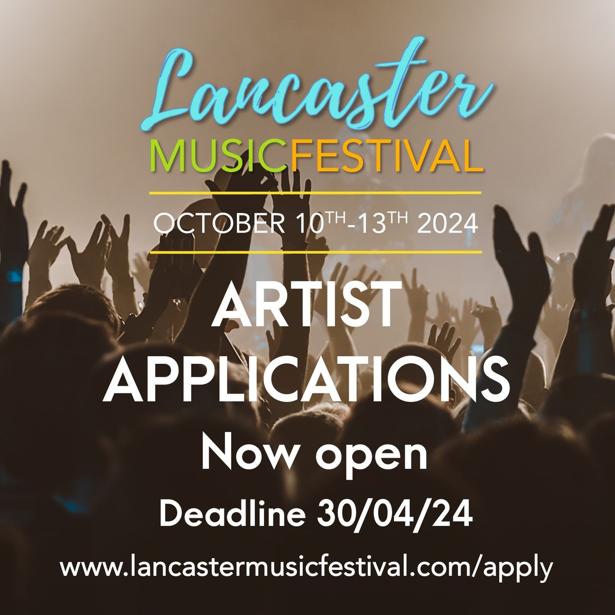 Don't miss out! The deadline is approaching to perform at Lancaster Music Festival 2024... tinyurl.com/kxryytfm