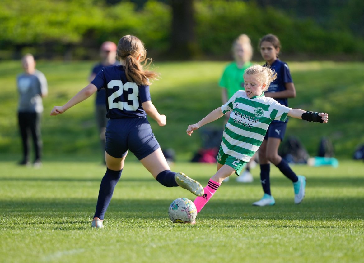 ltrain13's tweet photo. Fancy footwork, drive, grit, determination, and great teamwork is taking @seattleceltic G13 team to Washington Cup Semifinals this weekend. Go Mads! #seattleceltic #wacup #girlsoccer #grit https://t.co/J92ED8u09Y