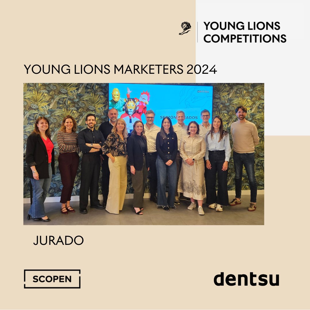 Gracias al Jurado 🔝de #YoungLionsMarketers 2024 por vuestra dedicación y valoración 👏

#Jurado #YoungLions2024 #CannesLions