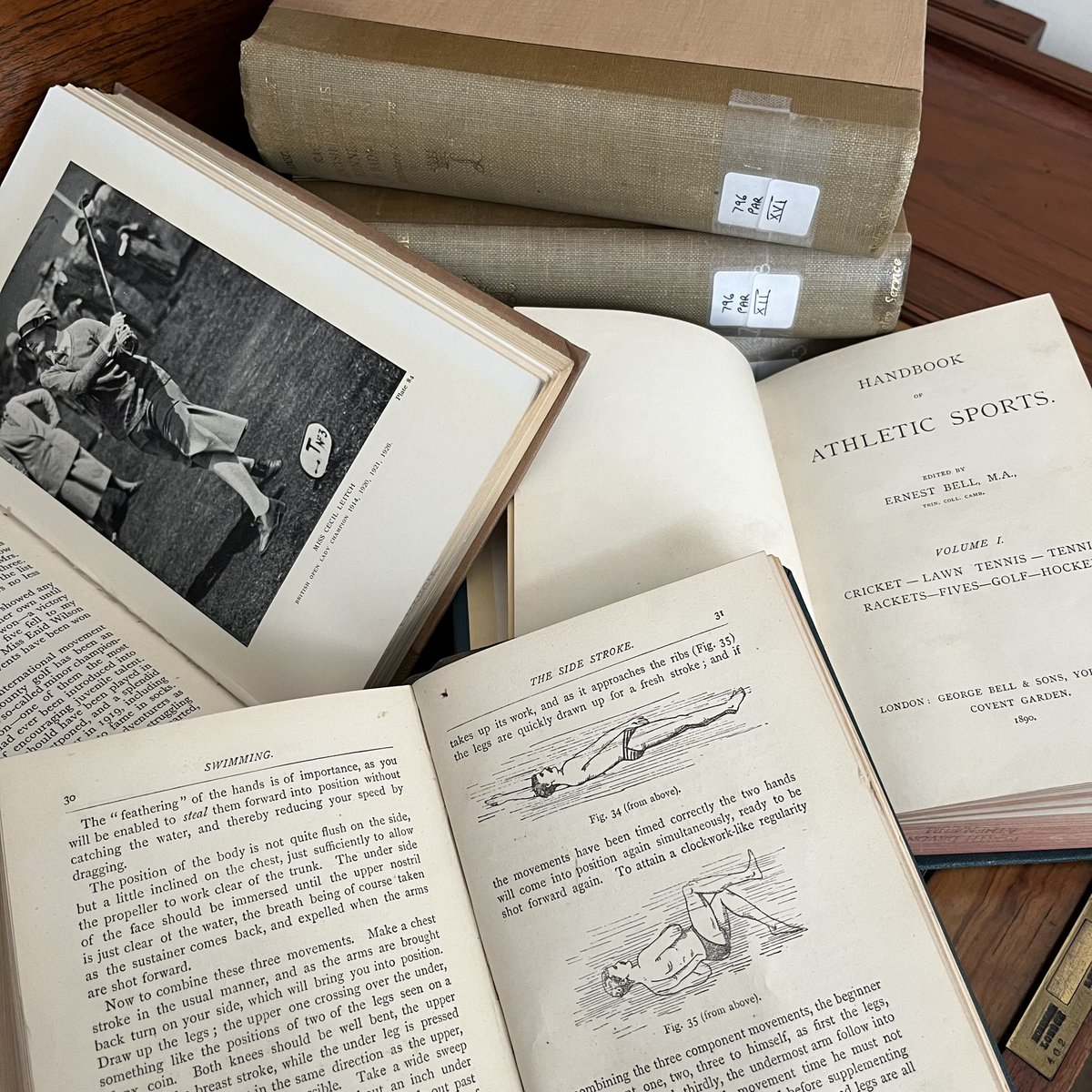 If you were into your sports in the 1890s & 1930s you may have just borrowed one of these sporting how to volumes from our library collections. 
#SportArchives
#Archive30
#HowTo
#SportingHeritage
#SportHistory