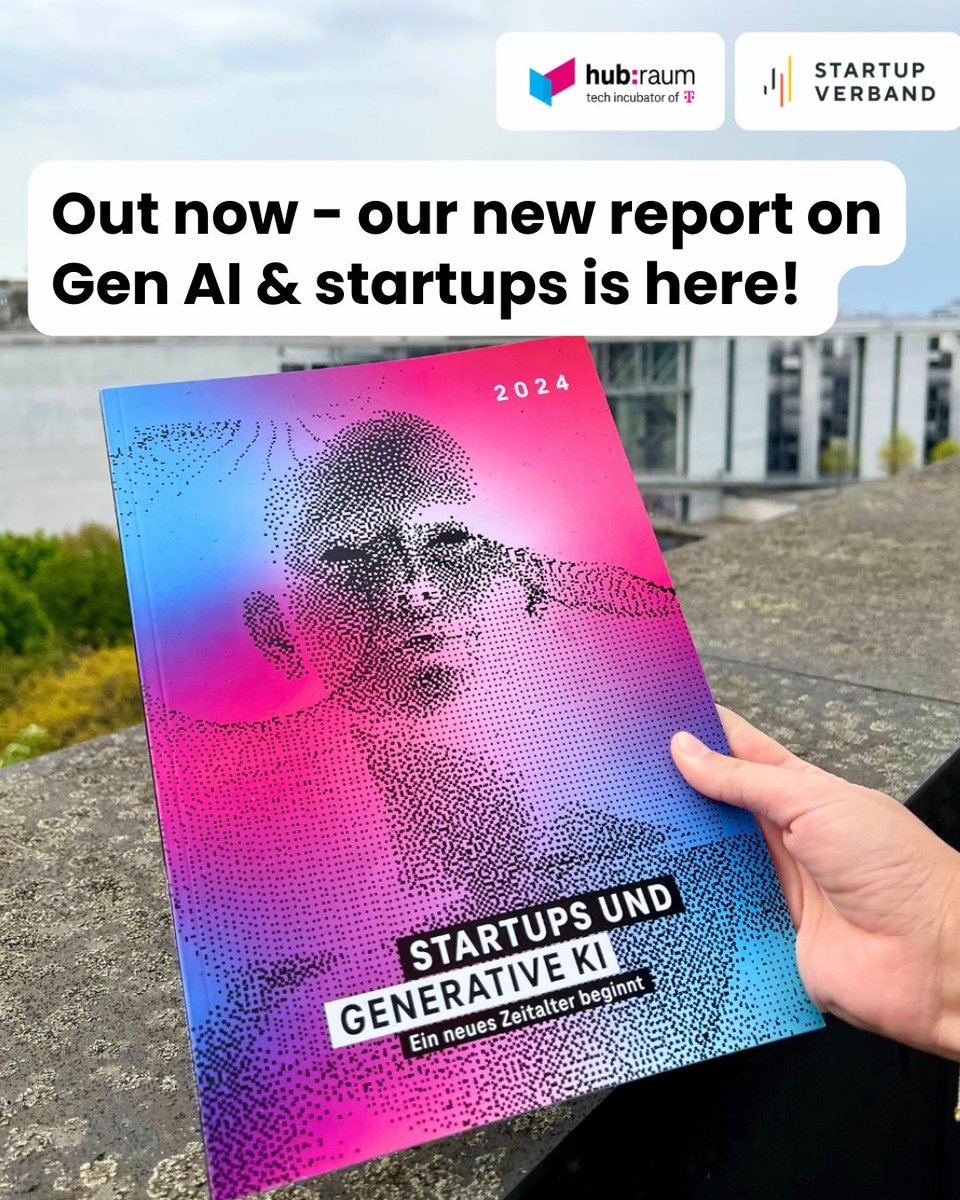 Our #GenAI & startups study is finally out! 75% of German #startups use Gen AI, unlike large & established companies.🤝 Despite a drop in overall startup #funding, Gen AI investments surged by 363%.📈 Want to get the full insights? Download the study: bit.ly/44dV7Jq