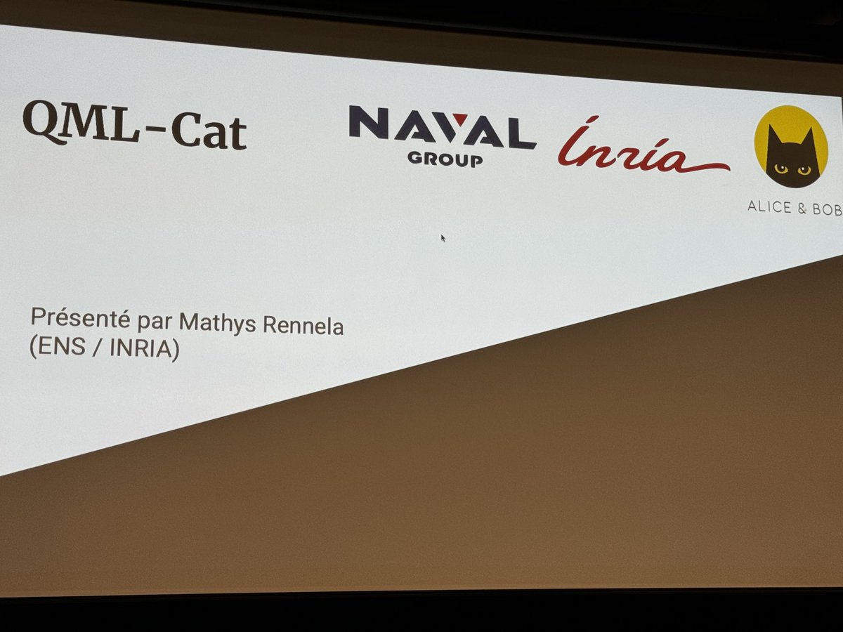 HQI_France's tweet image. Le #quantum machine learning #QML par ⁦@navalgroup⁩ ⁦@Alice__Bob⁩ et ⁦@Inria⁩ via #PackQuantique ⁦@iledefrance⁩ ⁦@ADublanche⁩ ⁦@vpecresse⁩ ⁦@sup_recherche⁩ ⁦@Genci_fr⁩ ⁦@Teratec_EU⁩ ⁦@SGPI_avenir⁩