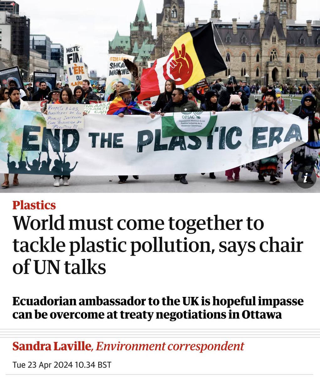 There is currently NO international agreement to limit plastic production. But the fourth round of Global Plastics Treaty Negotiations is happening in Canada NOW. Nations need to agree a 75% cut in plastic production to protect our environment and our health. #INC4