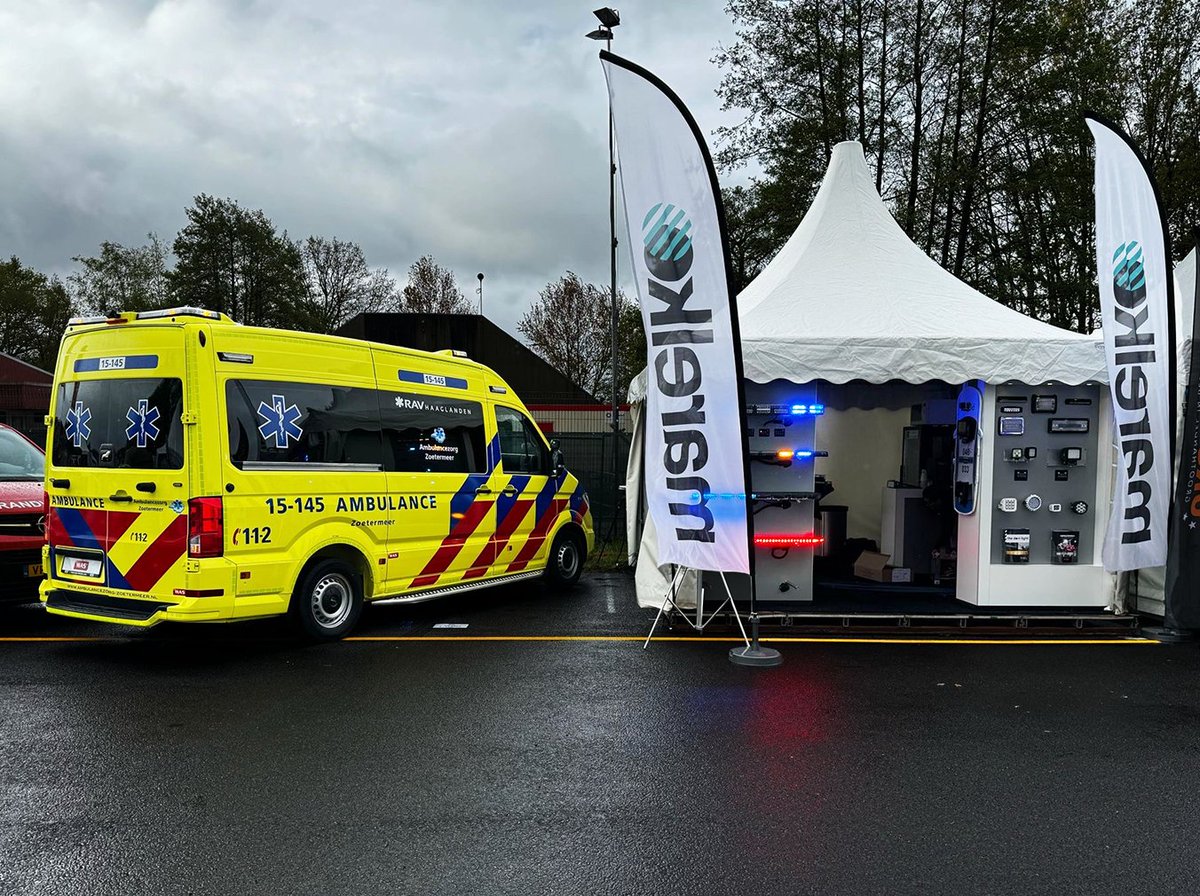 Marelko's tweet photo. 🚨 Kom naar de eRIC beurs 2024 stand B76

#eRIC2024 #Rampenbestrijding #veiligheid #ambulance #WAS https://t.co/rMyVBhoCQv