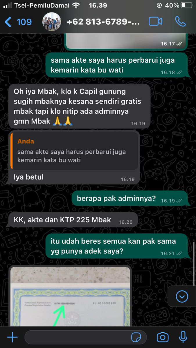 Pemkab lampung tengah Norak amat, bikin KTP dimintain 225rb dengan dalil dan dalih uang admin nitip.

Ngomongin transformasi 4.0, tapi gak di barengi dengan mental SDM, praktek² korup sederhana administrasi di jaman teknologi yang secanggih ini sungguh memalukan.