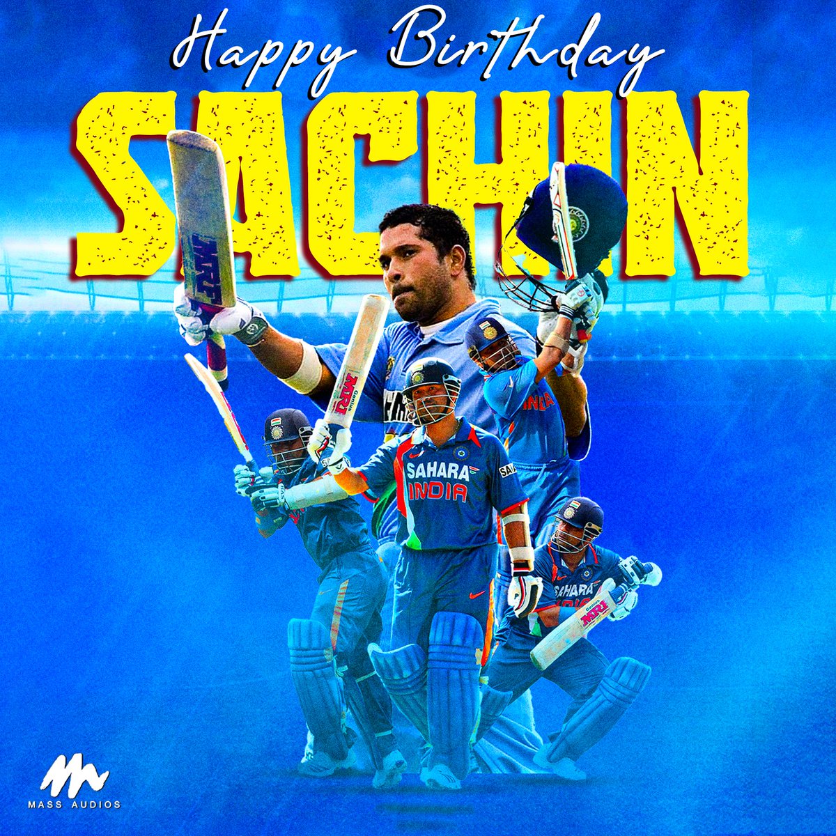 Wishing @SachinTendulkar A Very Happy Birthday #happybirthdaySachinTendulkar #hbdSachinTendulkar #masaudios