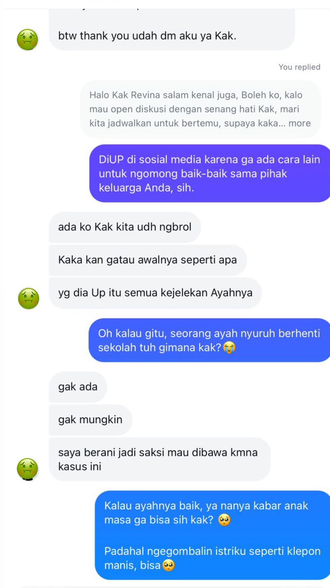 chachathaib's tweet photo. Sanggup si vina @revinavt_  chat sama dia, gue kayaknya ga sanggup. (Dan gak mau juga, urusan gue sm bapaknya anak gue bukan sm dia)
Dan udah ngobrol itu bohong. Gak ada dr pihak sana reach out gue sama sekali 🙂‍↔️ https://t.co/BlQNww3ZMa