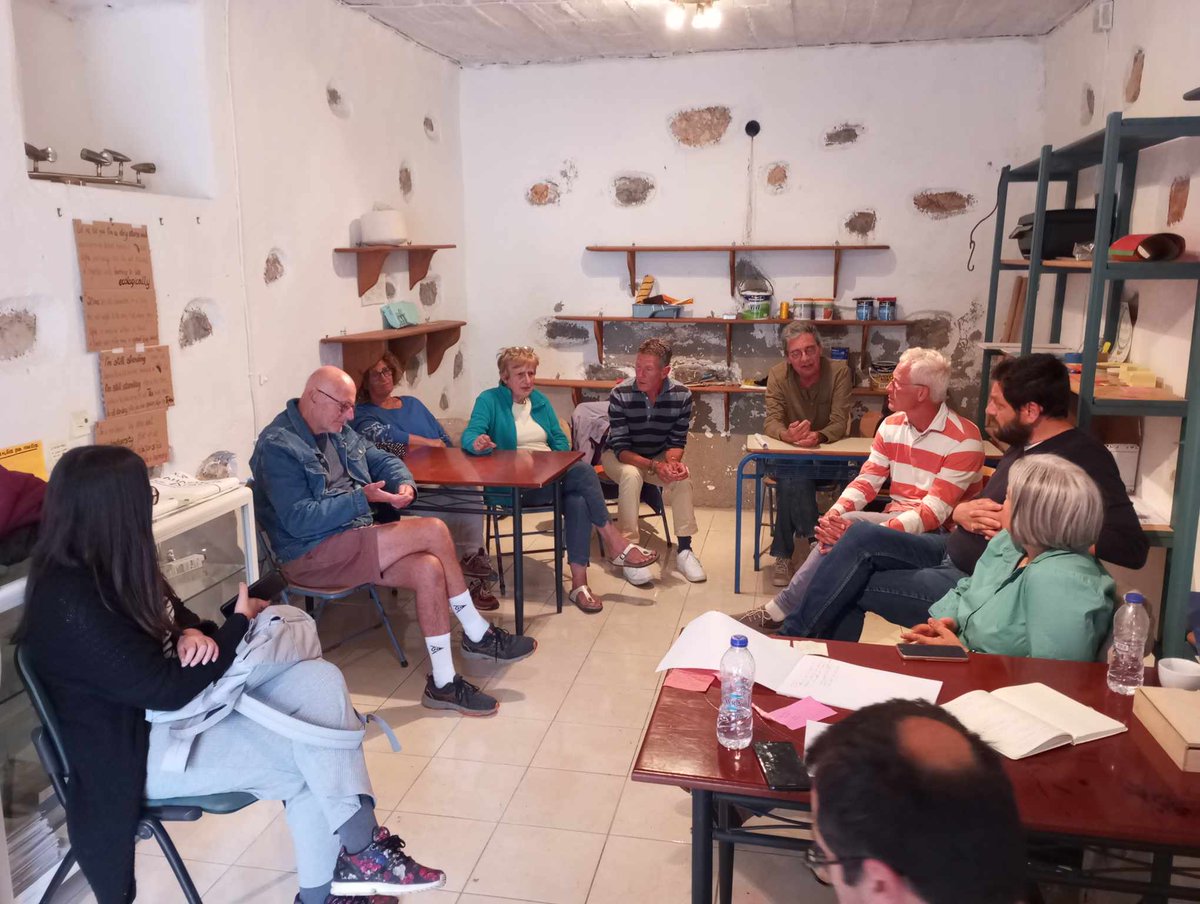 📣And our weekly meetings go on! As we getting closer to the Easter we will participate to the traditions of Tilos. After the holidays we will start repairing drystone walls across 🧱 & communicate with initiatives & organizations that work around drystone walls. #PetraTilos