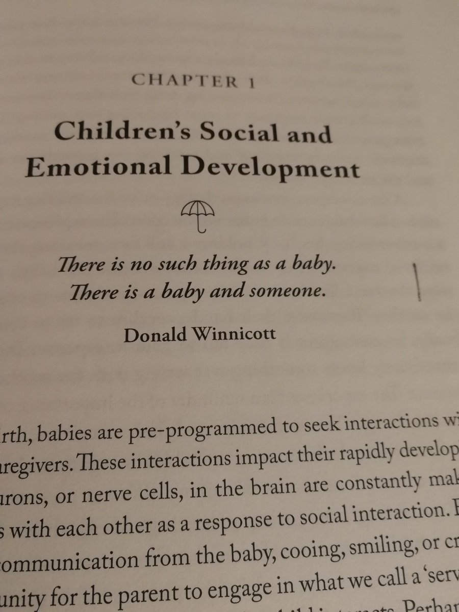ValMullally's tweet photo. @suzannezeedyk @Telegraph 'No such thing as a baby. There is a baby & someone.' (opening quote by Donald Winnicott in 'Anxious Children in an Anxious World' by @MOKEarlyYears) The truth that parents sadly overlooked when they chose to follow the heart-rending practice of #controlledcrying https://t.co/b0sefVQnnh