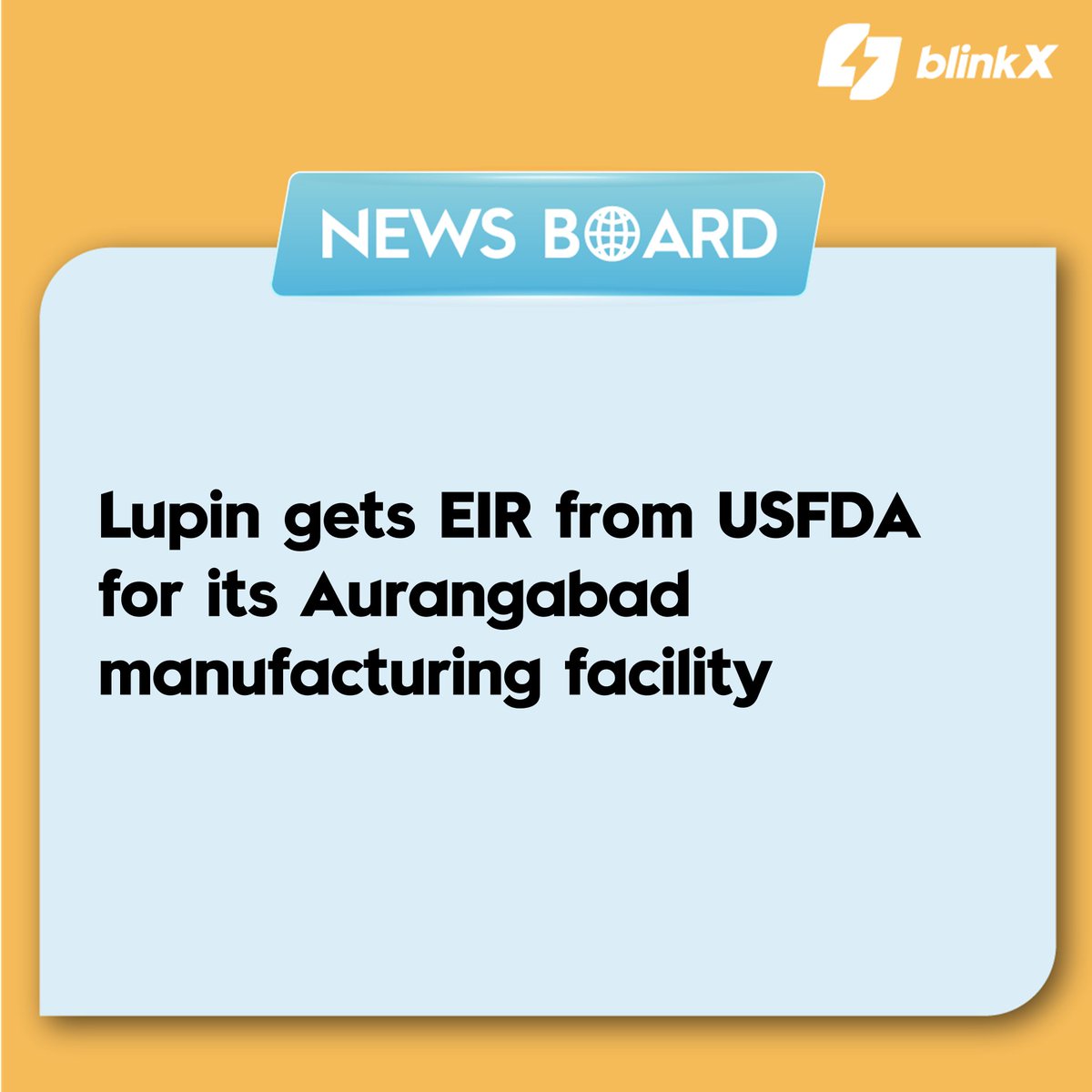 The U.S. FDA has determined that the inspection classification of the facility is Voluntary Action Indicated (VAI), Lupin said.

#Lupin #USFDA #inspection #pharma #health #healthcare #rupee #news #marketupdates #marketupdates #stockinfocus #StocksToBuy #federal #bseindia…