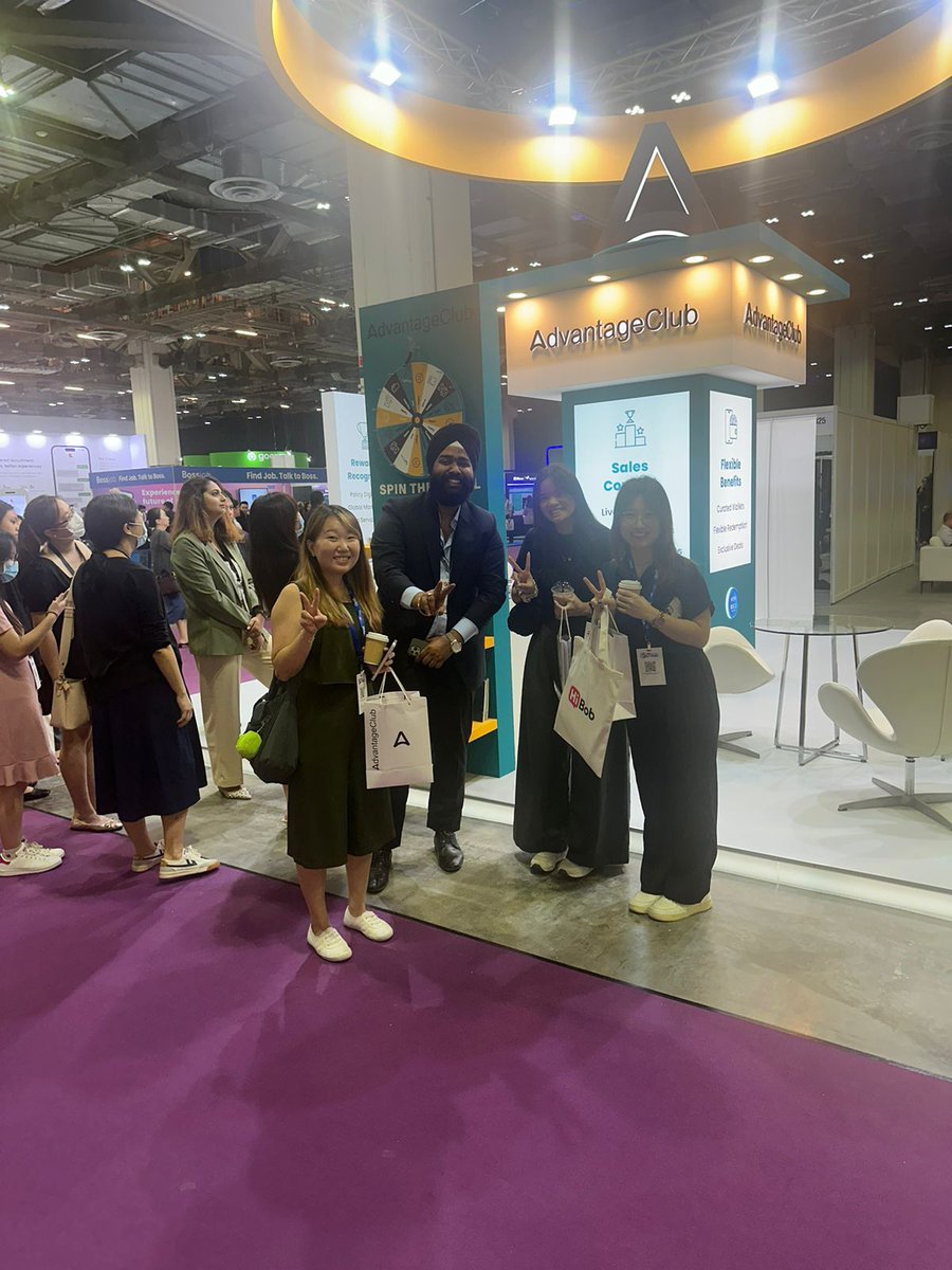 We are at HR Tech Festival Asia 2024!

Join us at the Marina Bay Sands Expo & Convention Centre Singapore, to connect, collaborate, and learn from industry pioneers and thought leaders.

Make sure to swing by Booth A25 and meet our team!

@HRM_Asia #HRtechFestival #AdvantageClub