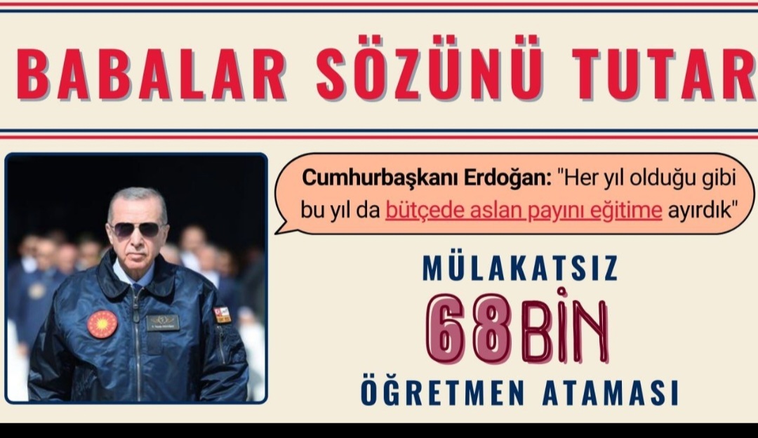 <a href="/RTErdogan/">Recep Tayyip Erdoğan</a> Saygıdeğer Cumhurbaşkanım 2023 kpss puanı ile atama bekleyen  Öğretmenler  artık çok yoruldu ,emeklerimize sahip  cikacaginiza  güvenim tam.  Cumhurbaşkanım,yillarca atanmak için çok  çalıştım,mücadelemi hiç  bırakmadım ,düşük sayı ve Mülakatla elenmek istemiyorum