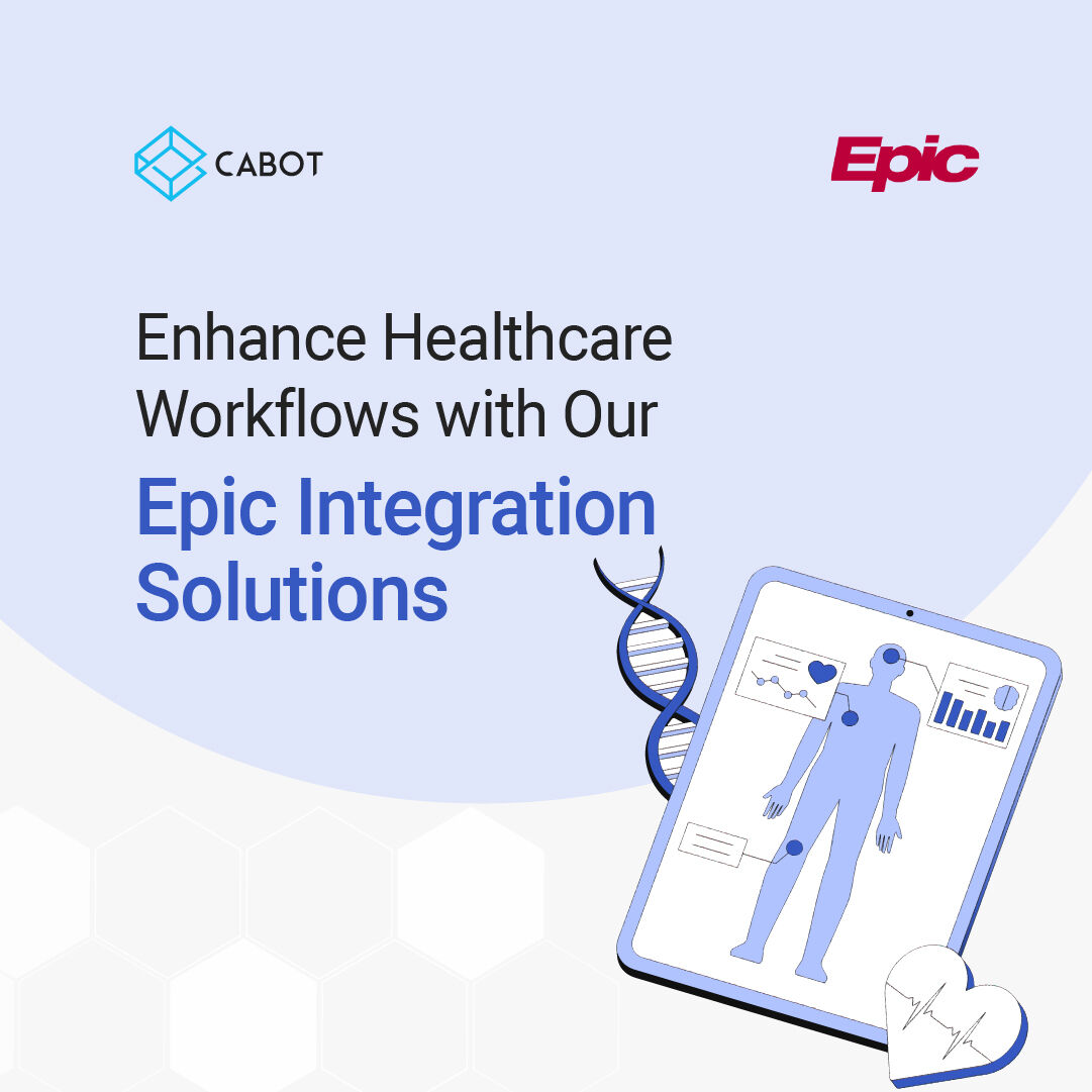 Unlock seamless healthcare workflows with our Epic Integration Solutions.Ready to optimize your healthcare system? Contact us today!
cabotsolutions.com/epic-healthcar… 
#epicintegration #epic #healthcare