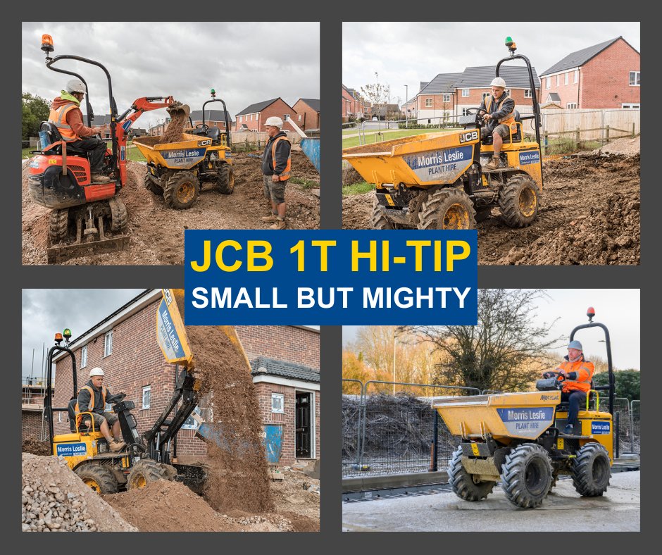 The JCB 1T Hi-Tip Dumper packs quite the punch for such a small machine! 👊🏻

For our full range of plant hire machinery, visit bit.ly/MLPHD

#Dumpers #PlantHire #PlantMachinery #PromisesDelivered #InvestInTheBest #JCB